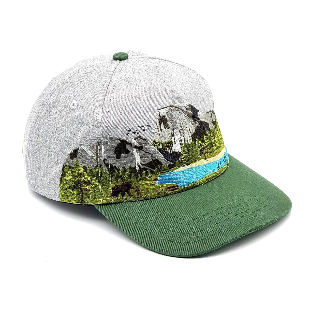 Front-right photo of embroidered Yosemite National Park Hat